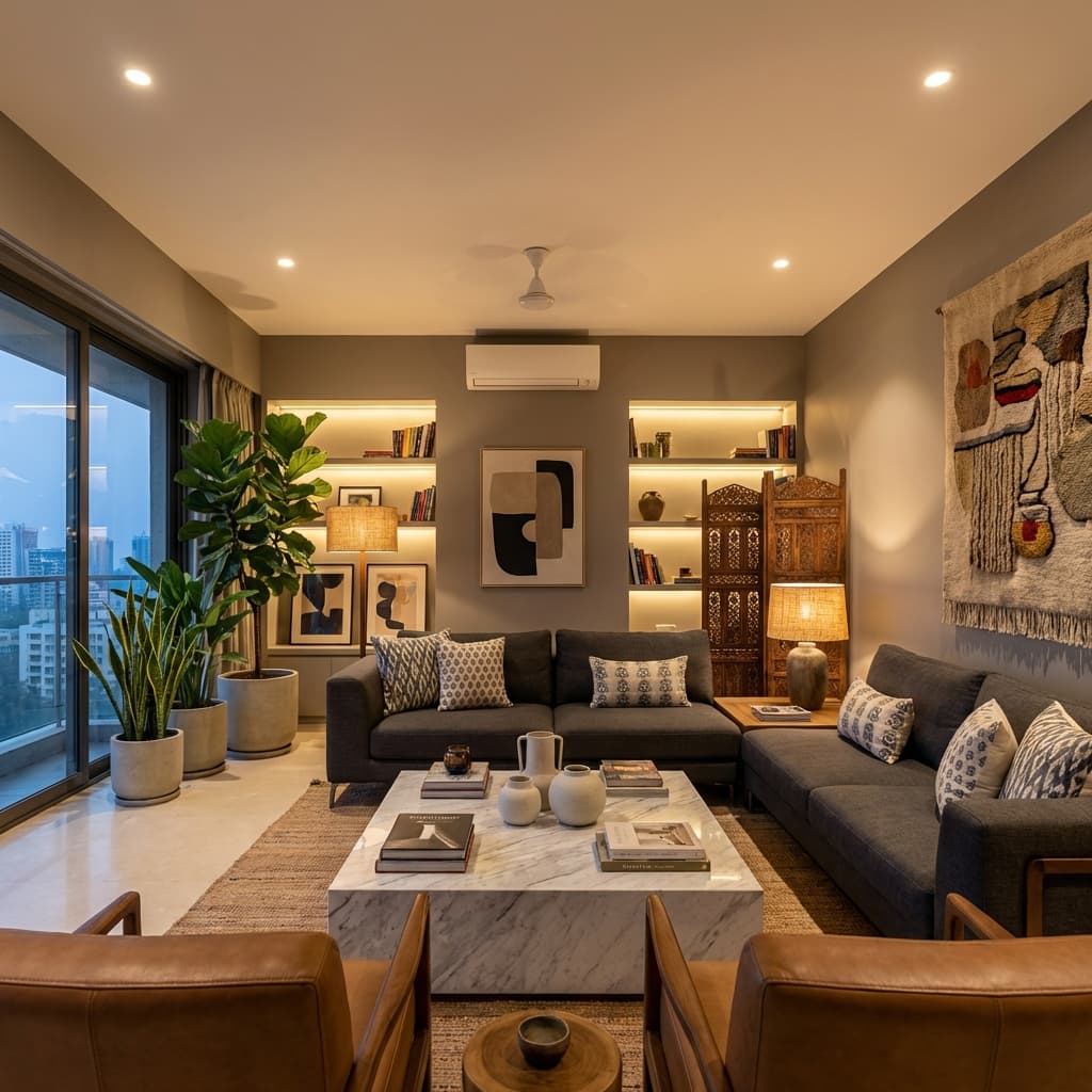 After - Beautifully furnished premium living room